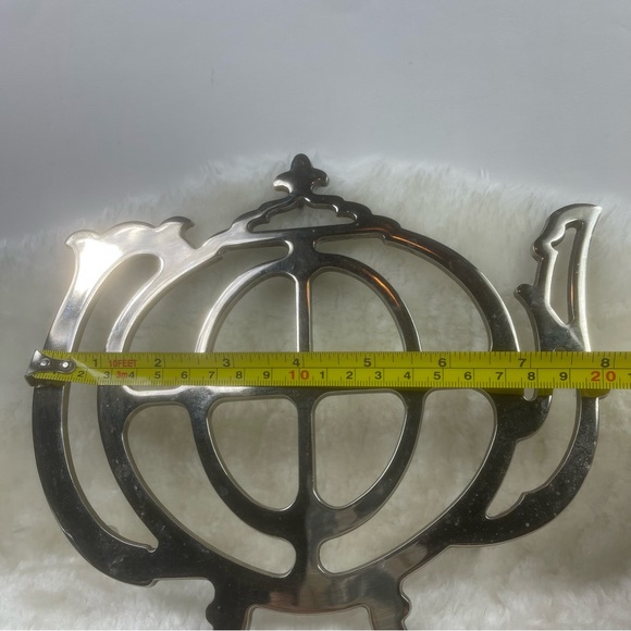 Vintage Trivet TeaPot Silver Plate Made In Italy - Picture 4 of 5